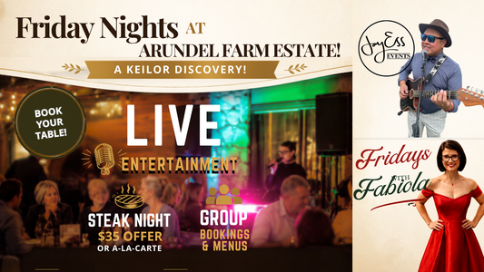 Friday Nights with Live Music at Arundel Farm Estate!